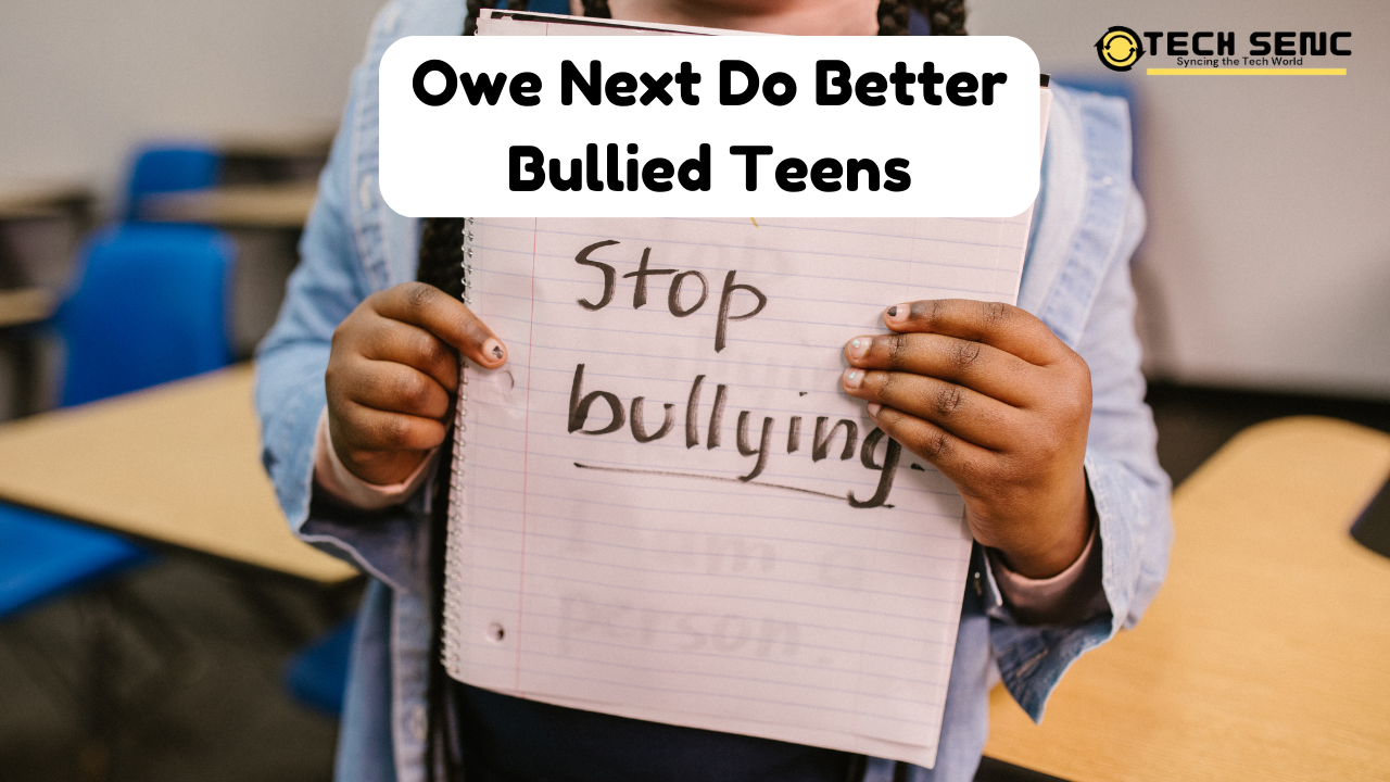 Owe Next Do Better Bullied Teens