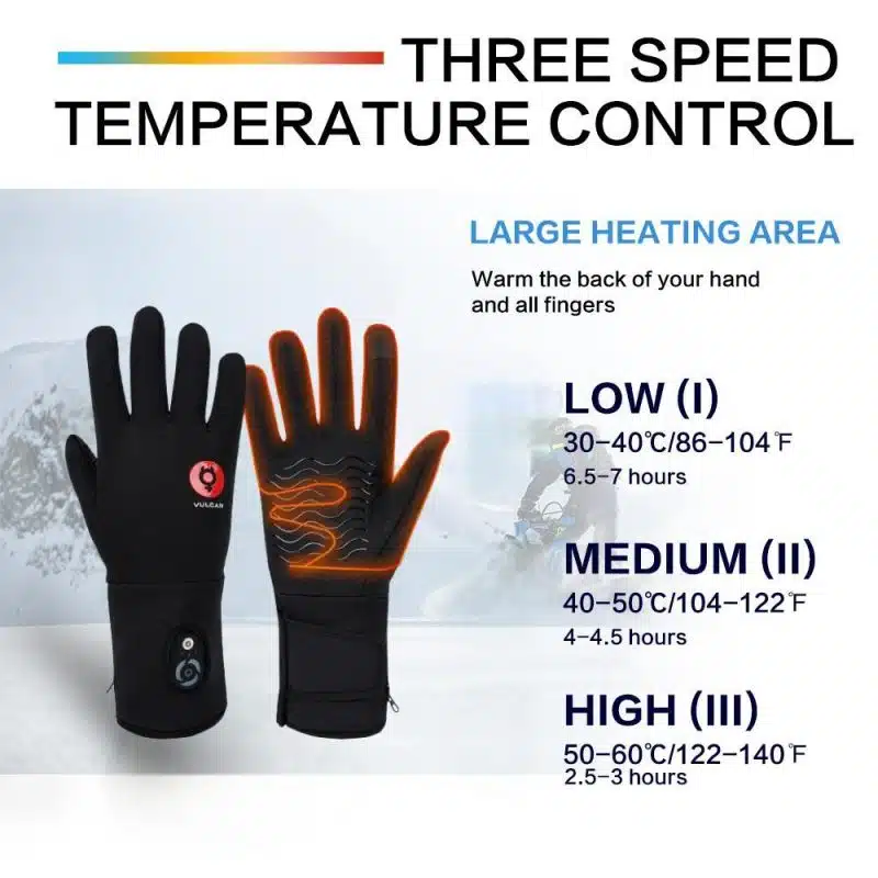 Stay Warm with Vulcan Sportswear’s Heated Gloves & Liners